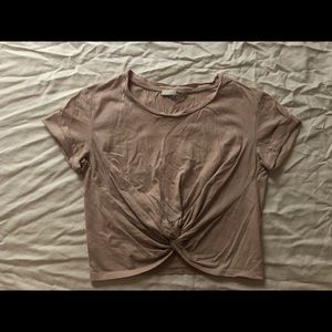 Wilfred Cropped Knot Top